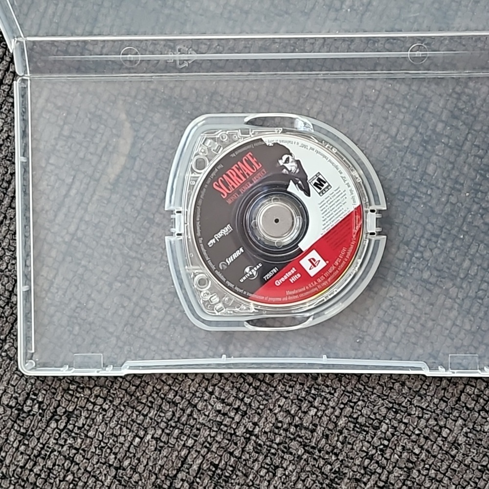 Scarface Money,Power,Respect PSP video game